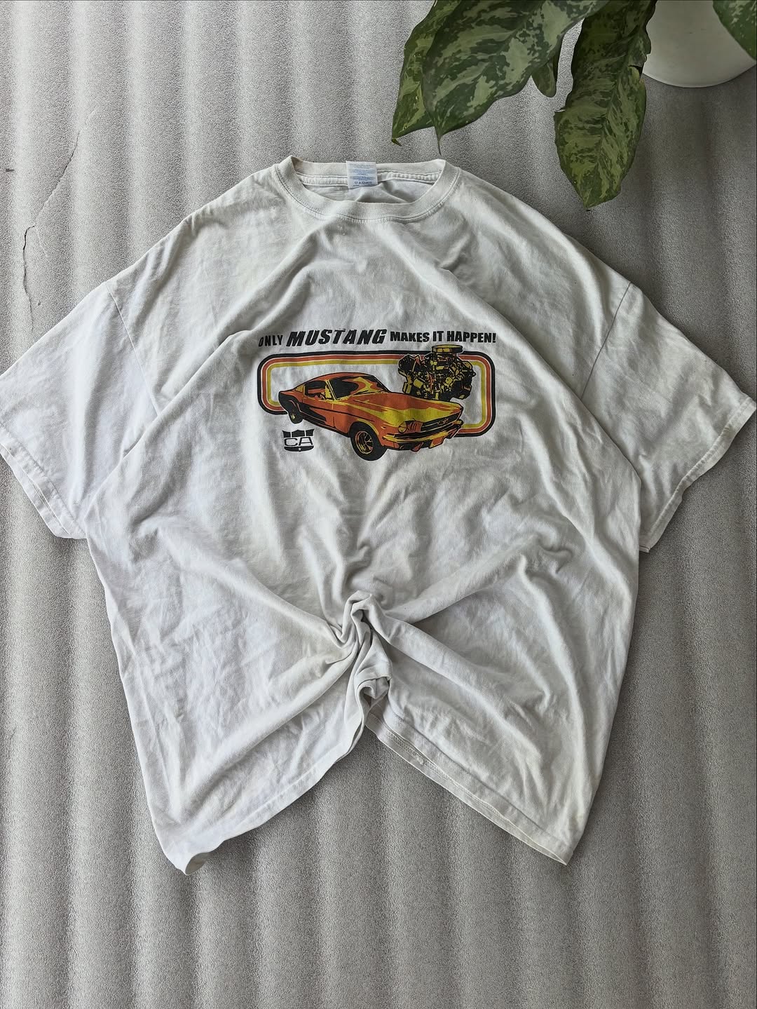 Mustang White T-Shirt